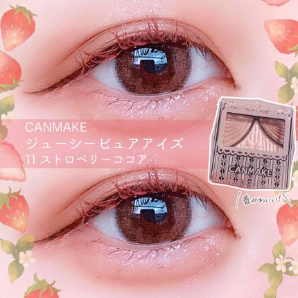 ジューシーピュアアイズ/キャンメイク/アイシャドウパレットを使ったクチコミ(1枚目)