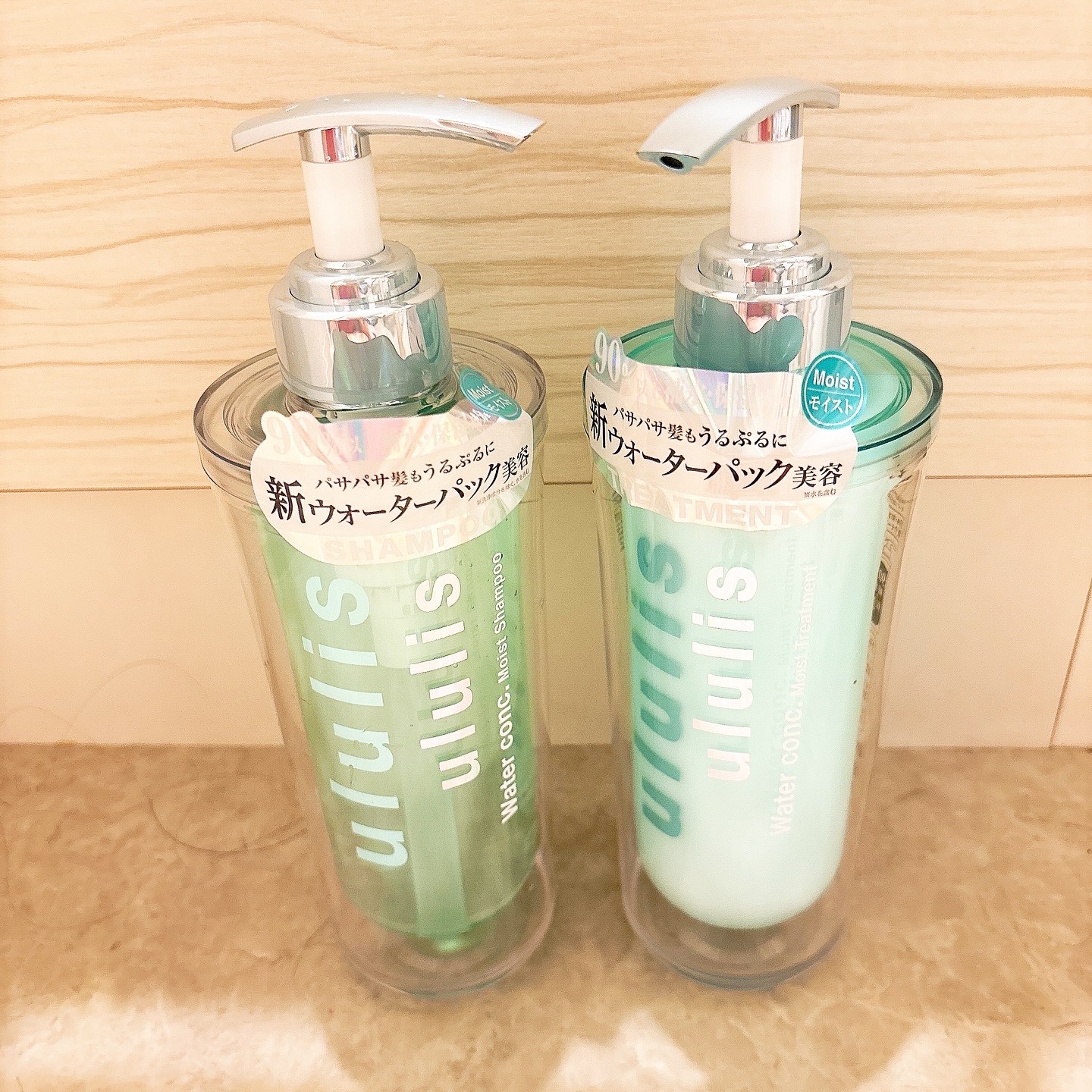 ウォーターコンク モイストシャンプー/ヘアトリートメント/ululis/市販シャンプーを使ったクチコミ（1枚目）