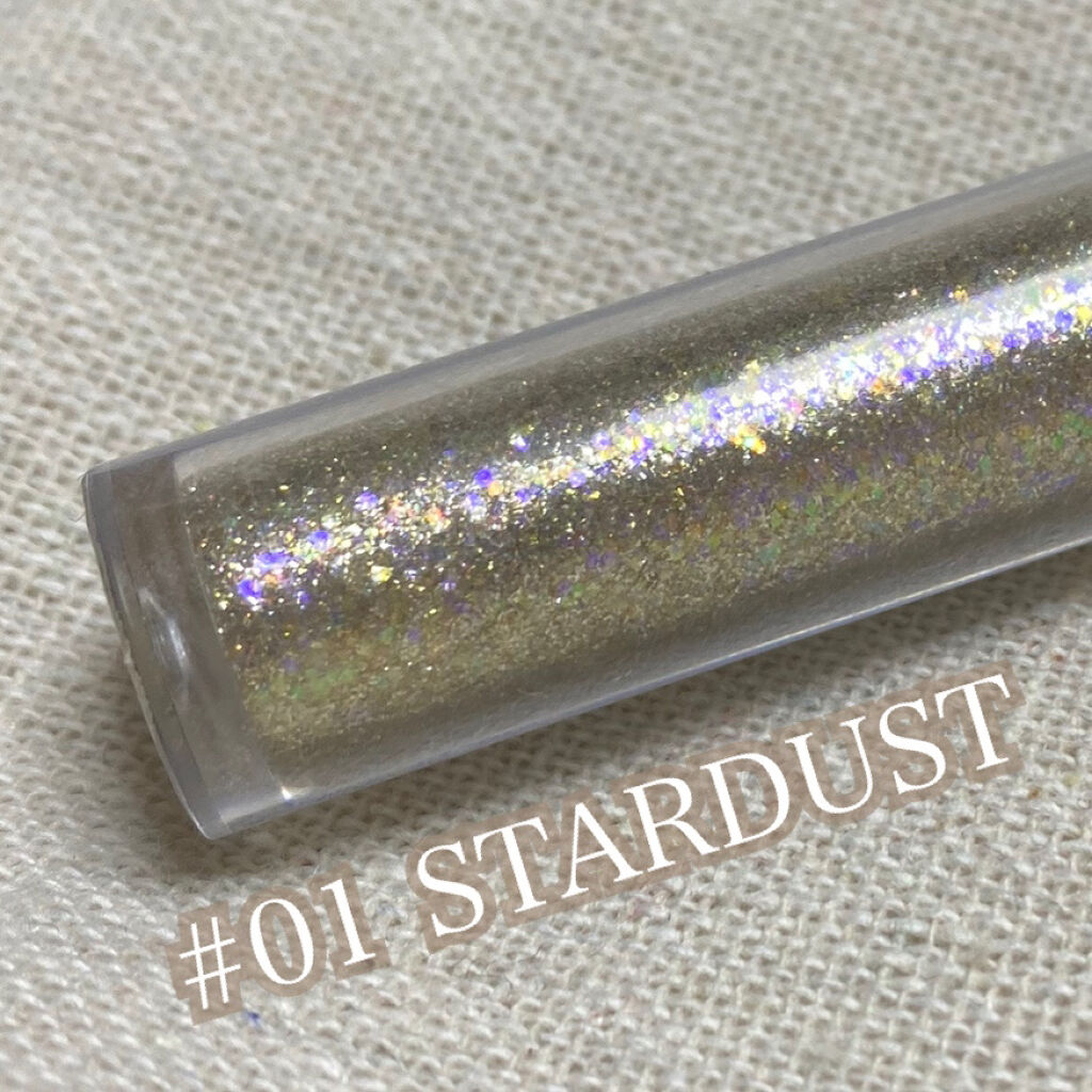 リキッド グリッター シャドウ/rom&nd/グリッターを使ったクチコミ（2枚目）