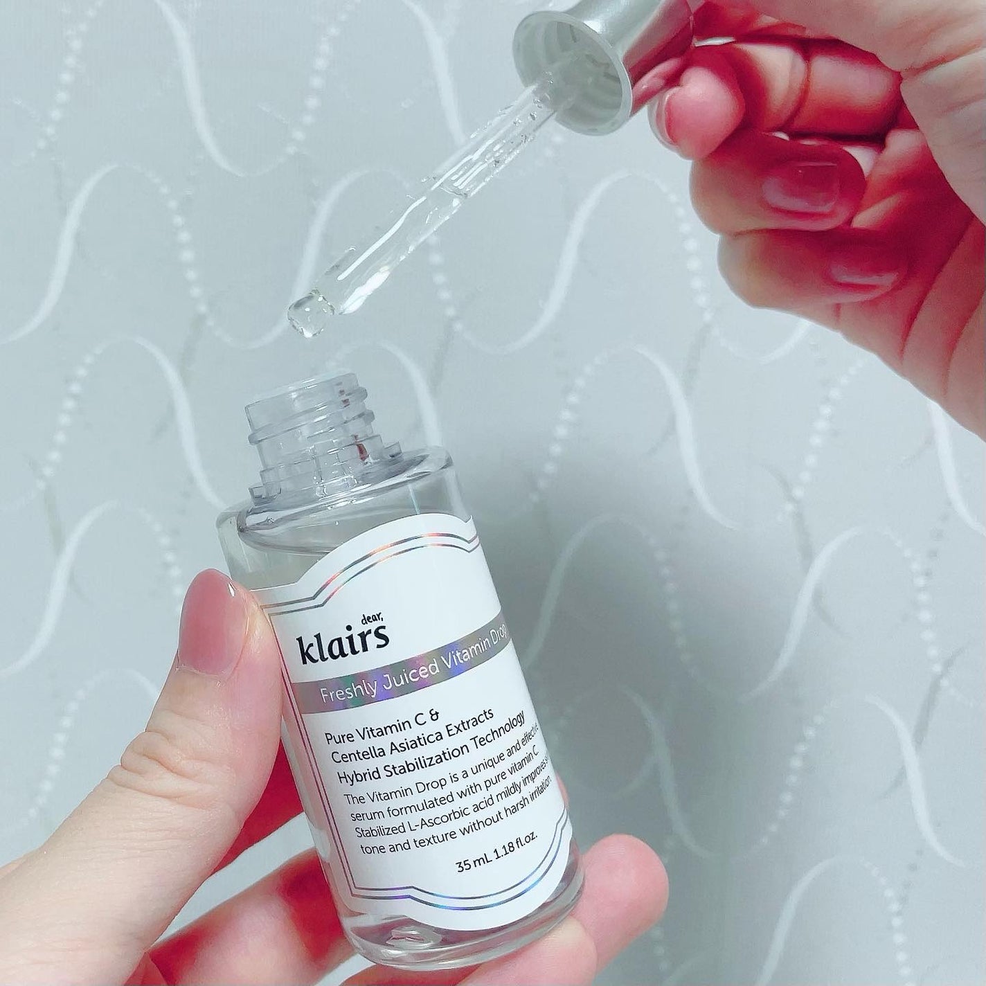 フレッシュリージュースドビタミンドロップ(35ml)/Klairs/美容液を使ったクチコミ(2枚目)