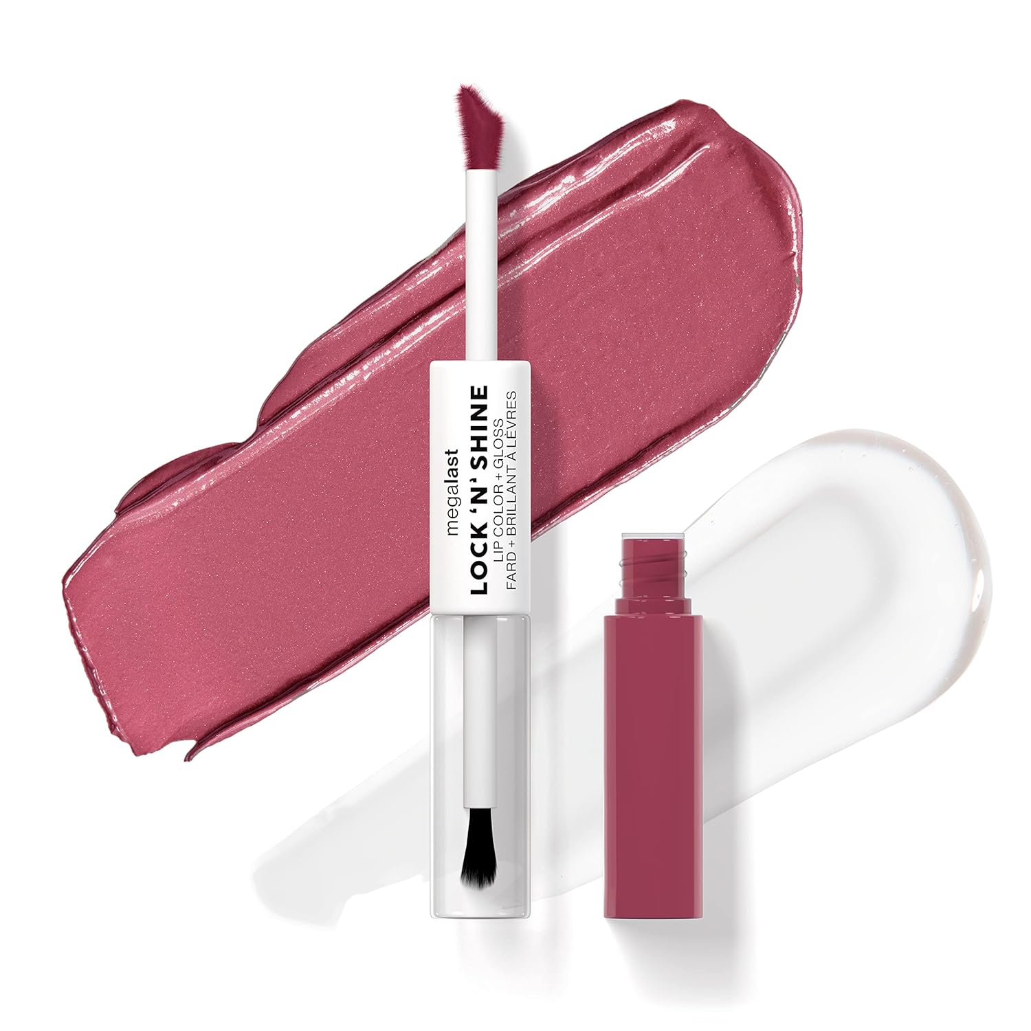 Megalast Lock 'N' Shine Lip Color + Gloss Utaupia