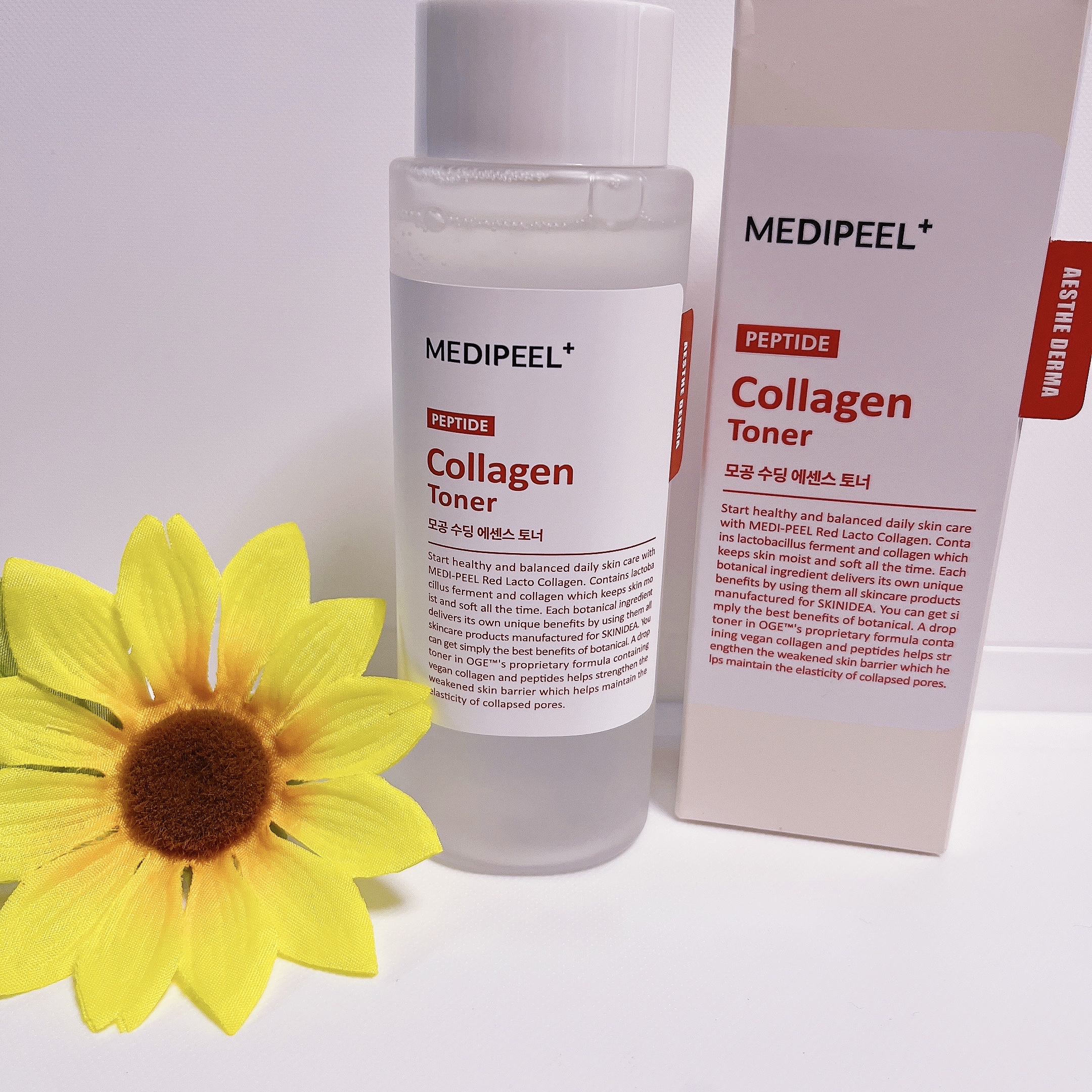 レッドラクトペプチドコラーゲントナー　/MEDIPEEL/化粧水を使ったクチコミ（1枚目）