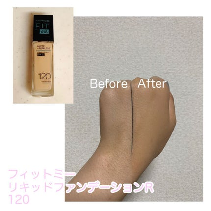 フィットミー リキッドファンデーション R/MAYBELLINE NEW YORK/リキッドファンデーションを使ったクチコミ(3枚目)