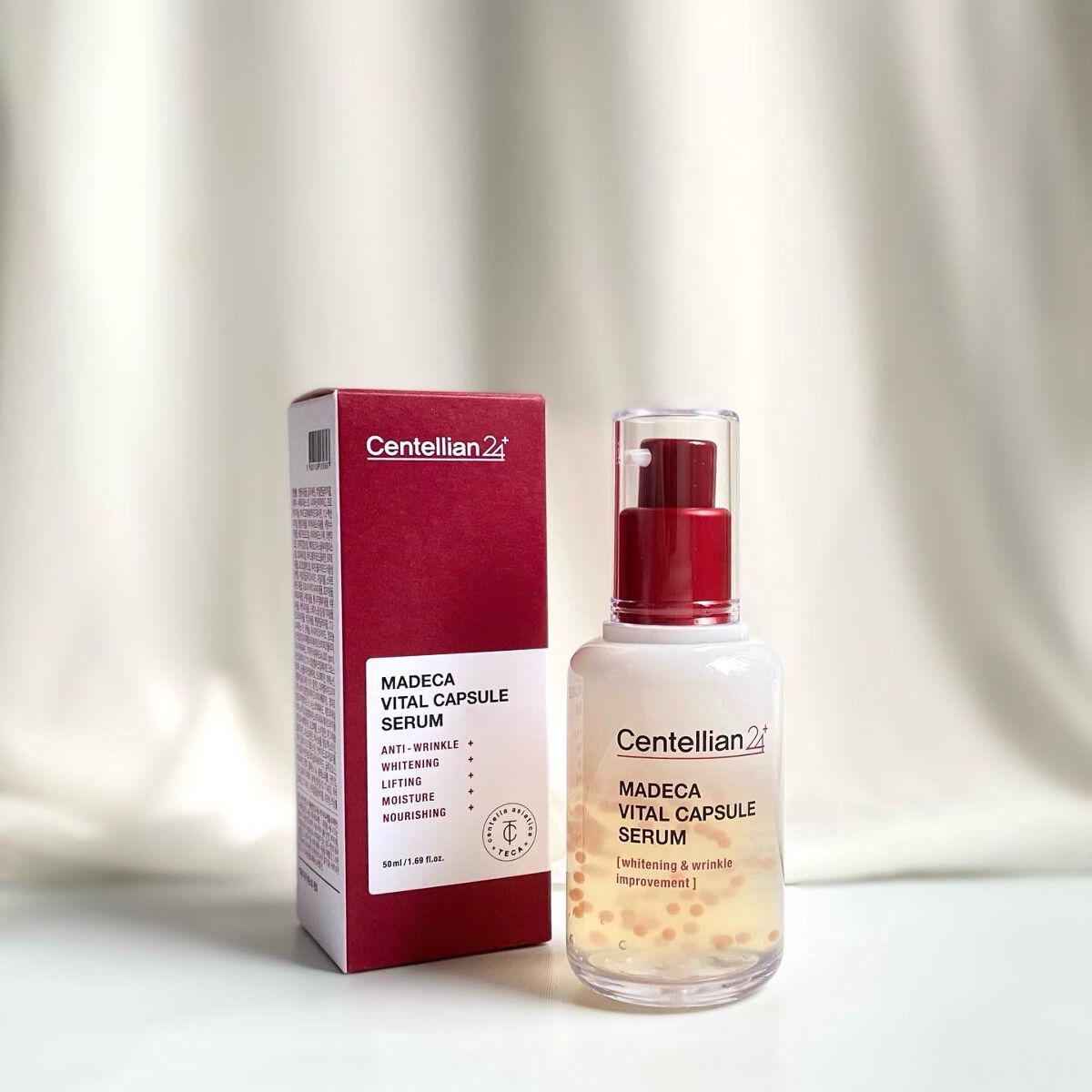 マデカバイタルカプセルセラム/センテリアン24/美容液を使ったクチコミ（2枚目）