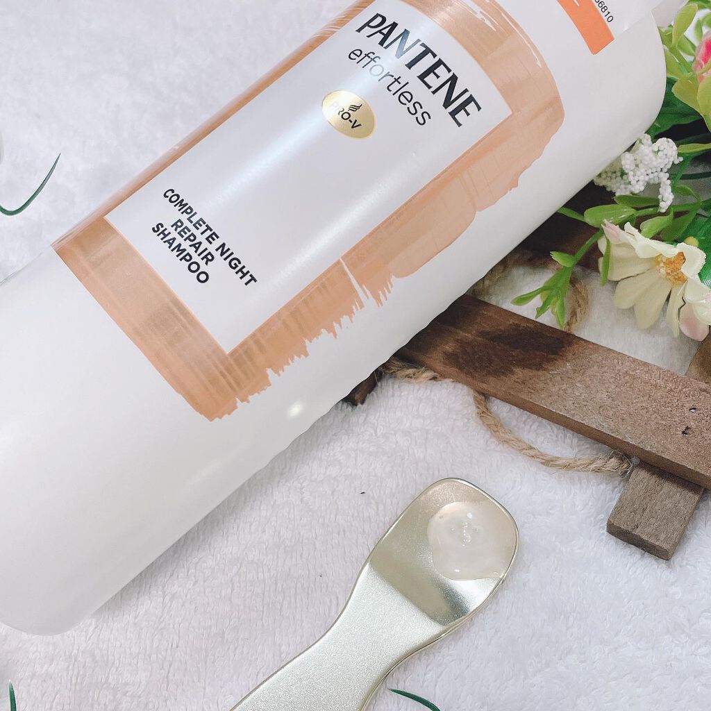 パンテーン エフォートレス コンプリートナイト リペアー シャンプー/トリートメント/パンテーン/市販シャンプーを使ったクチコミ(2枚目)