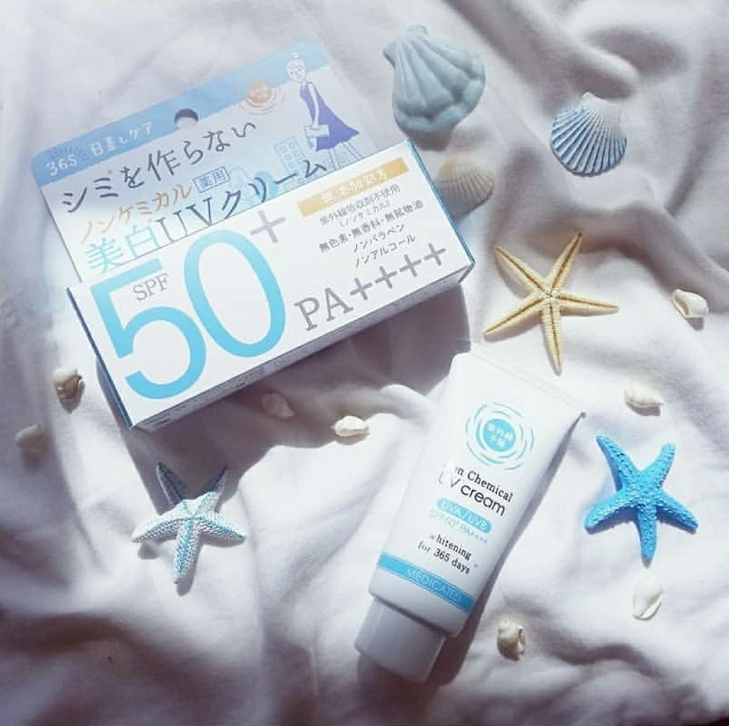 紫外線予報 ノンケミカル薬用美白UVクリームM/紫外線予報/日焼け止めクリームを使ったクチコミ（1枚目）