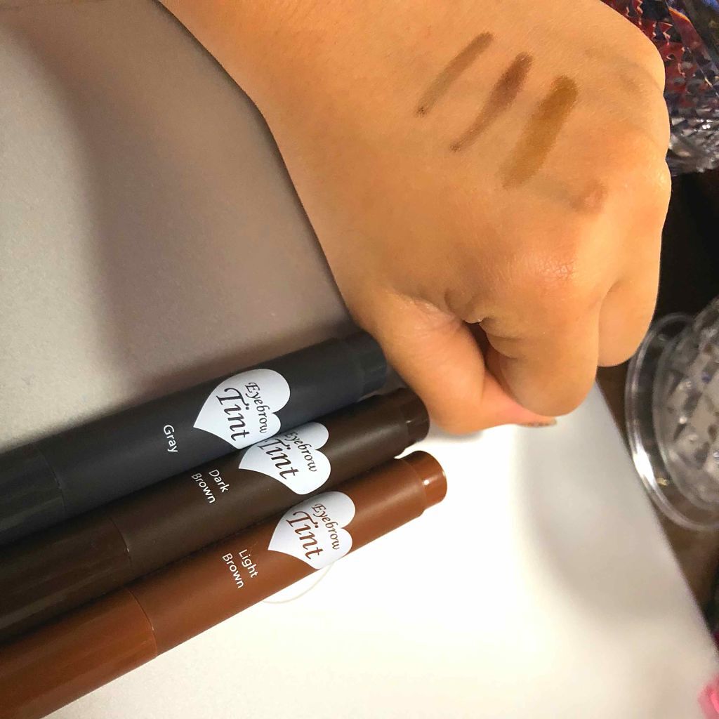 アイブロウティント/DAISO/眉ティントを使ったクチコミ(2枚目)