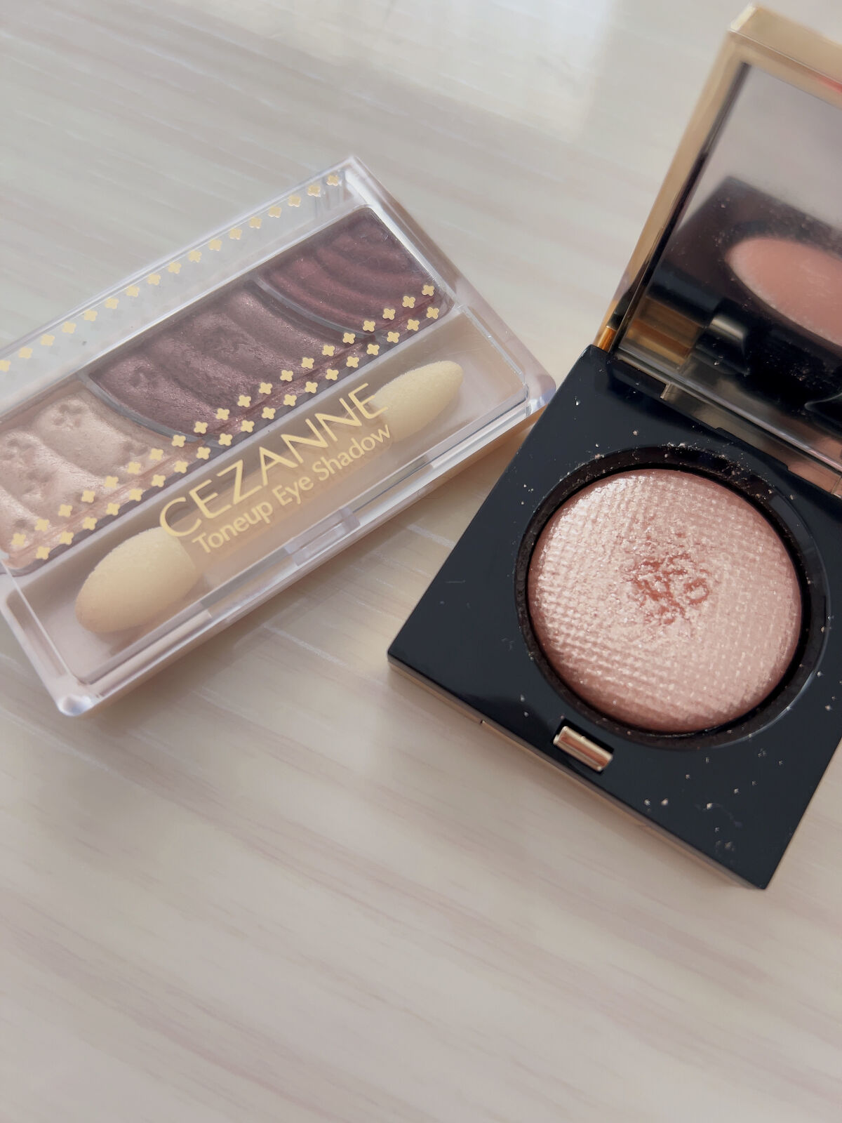 トーンアップアイシャドウ/CEZANNE/アイシャドウパレットを使ったクチコミ（2枚目）