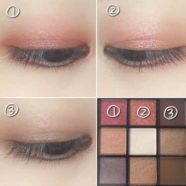 UR GLAM　BLOOMING EYE COLOR PALETTE/U R GLAM/パウダーアイシャドウを使ったクチコミ（5枚目）