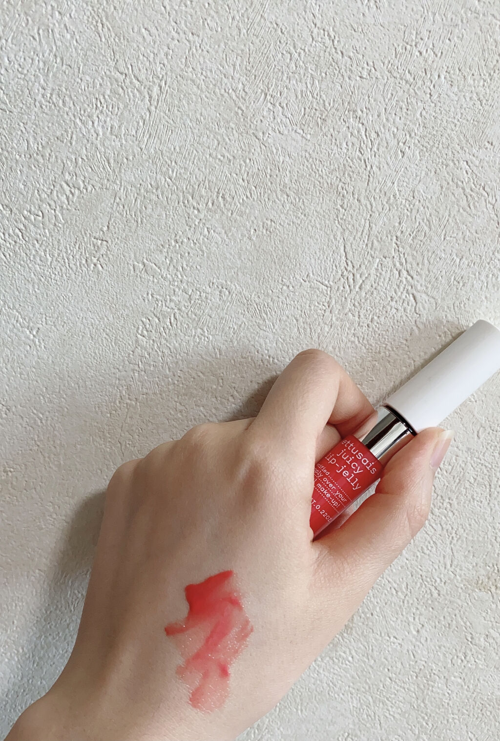 ジューシーリップジェル PK3 フラミンゴレディ/ettusais/リップグロスを使ったクチコミ（2枚目）