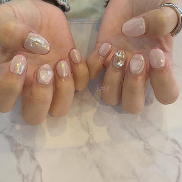 Iuna. Mizuki on LIPS 「.スペシャルプラン🩰#nail#nailstagram#gel..」（2枚目）