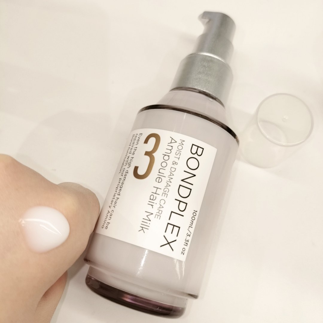 モイスト＆ダメージケア アンプルミルク/ボンドプレックス/ヘアミルクを使ったクチコミ（3枚目）