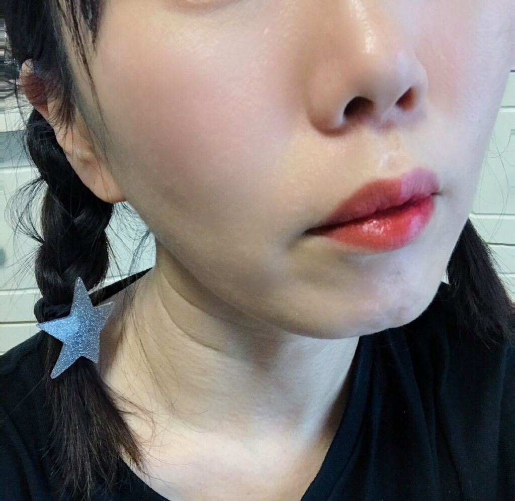 ラブフィットホイップリップスウォーターグラス/AMIOK/口紅を使ったクチコミ（2枚目）