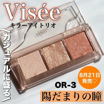 キラー アイ トリオ/Visée/アイシャドウパレットを使ったクチコミ(1枚目)