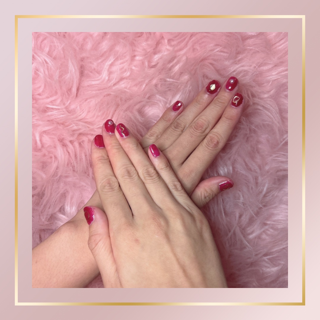 BRG ジェルネイル/DAISO/ジェルネイルを使ったクチコミ（1枚目）