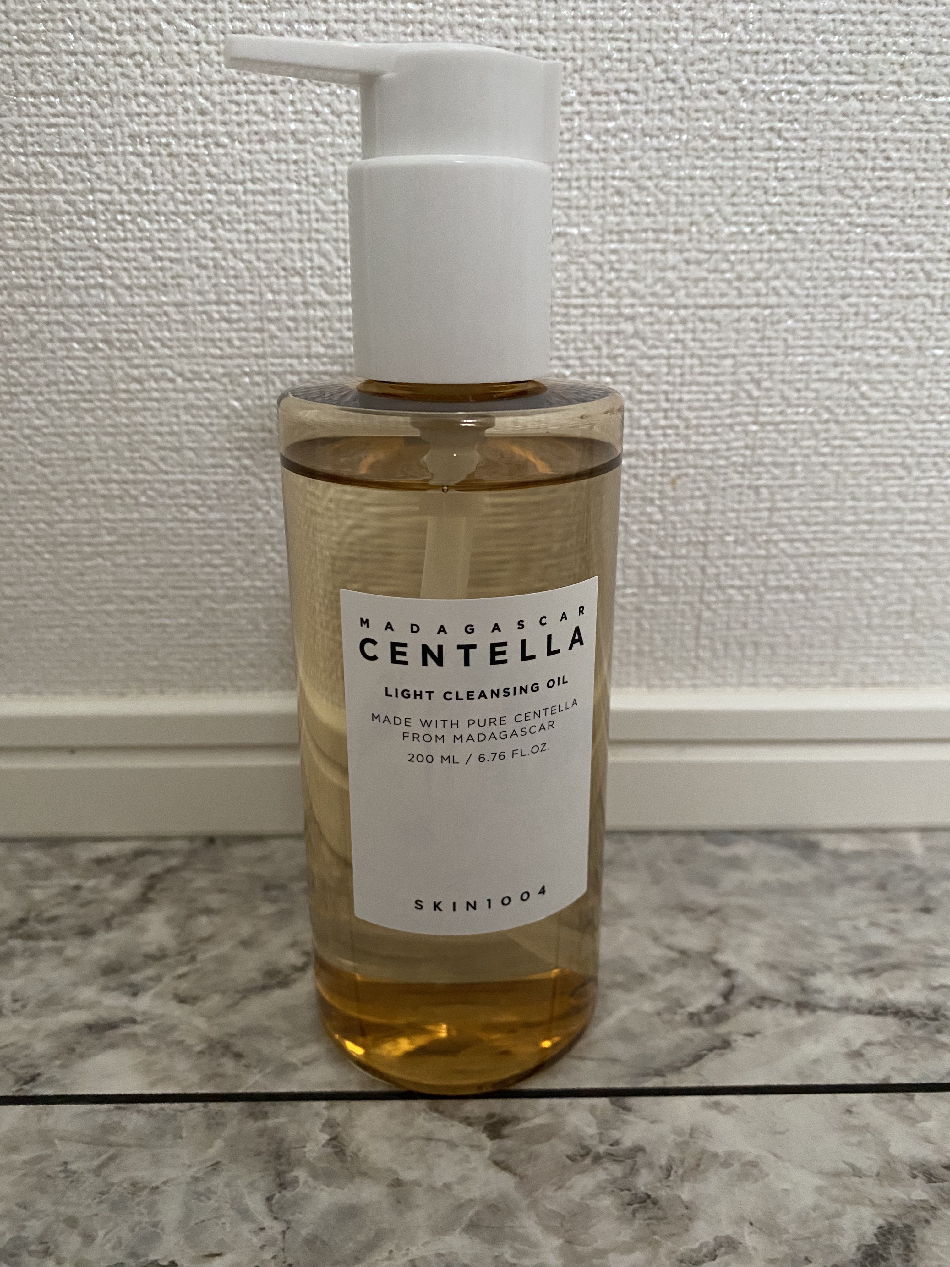 センテラ ライトクレンジングオイル/SKIN1004/オイルクレンジングを使ったクチコミ（1枚目）