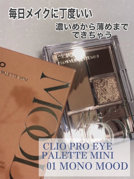 プロ アイパレット ミニ/CLIO/アイシャドウパレットを使ったクチコミ(1枚目)