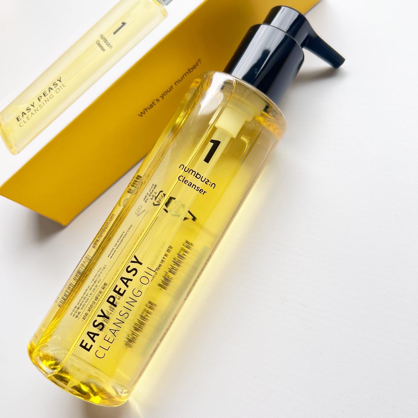 1番 さっぱりすっきりクレンジングオイル/numbuzin/オイルクレンジングを使ったクチコミ（1枚目）