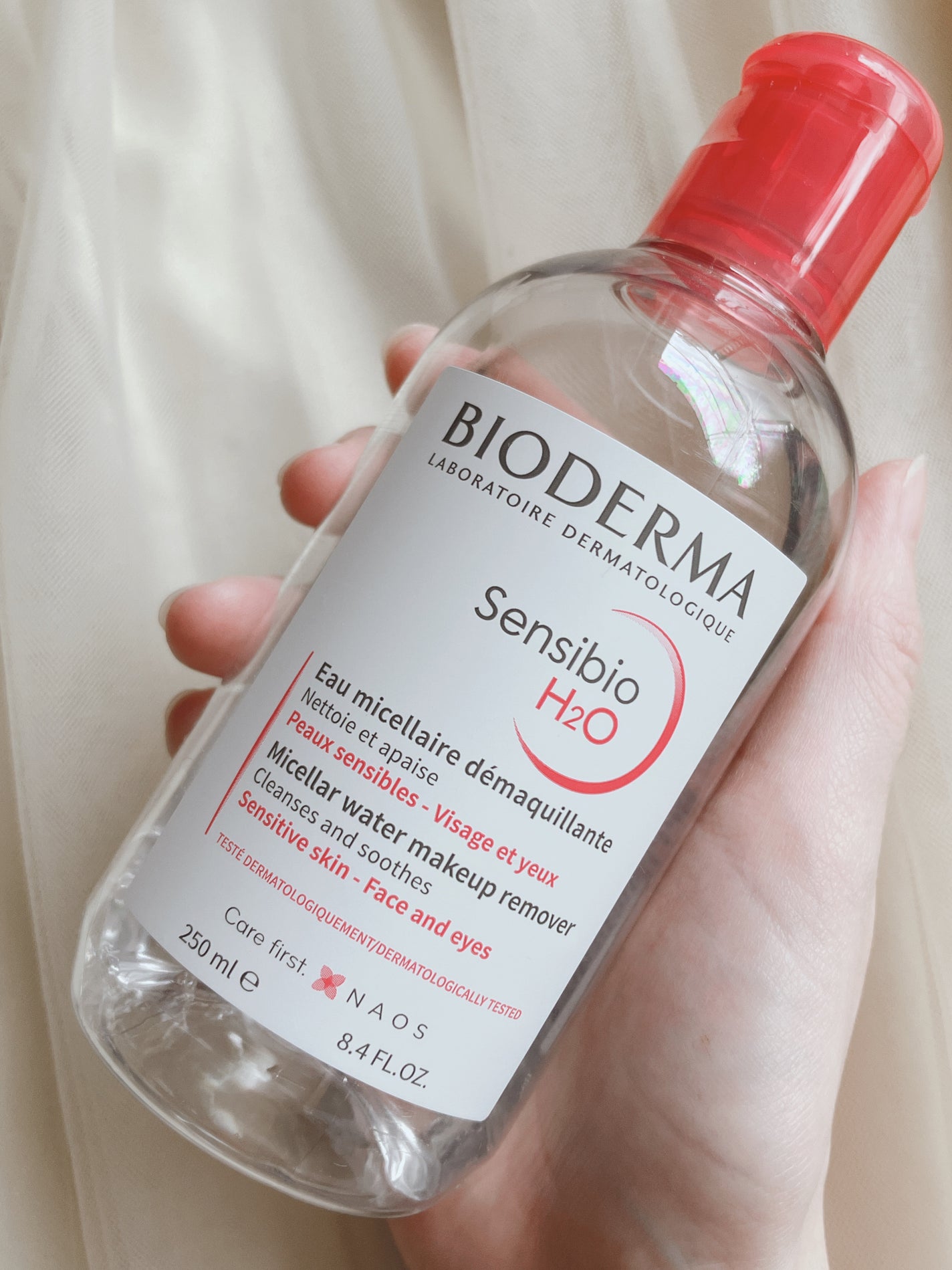 サンシビオ エイチツーオー D/ビオデルマ/クレンジングウォーターを使ったクチコミ(2枚目)