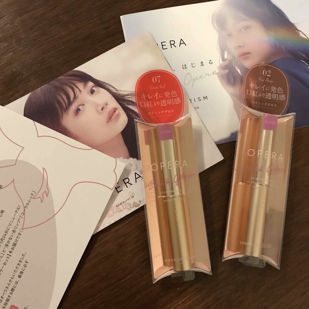 オペラ シアーリップカラー RN/OPERA/リップグロスを使ったクチコミ(1枚目)
