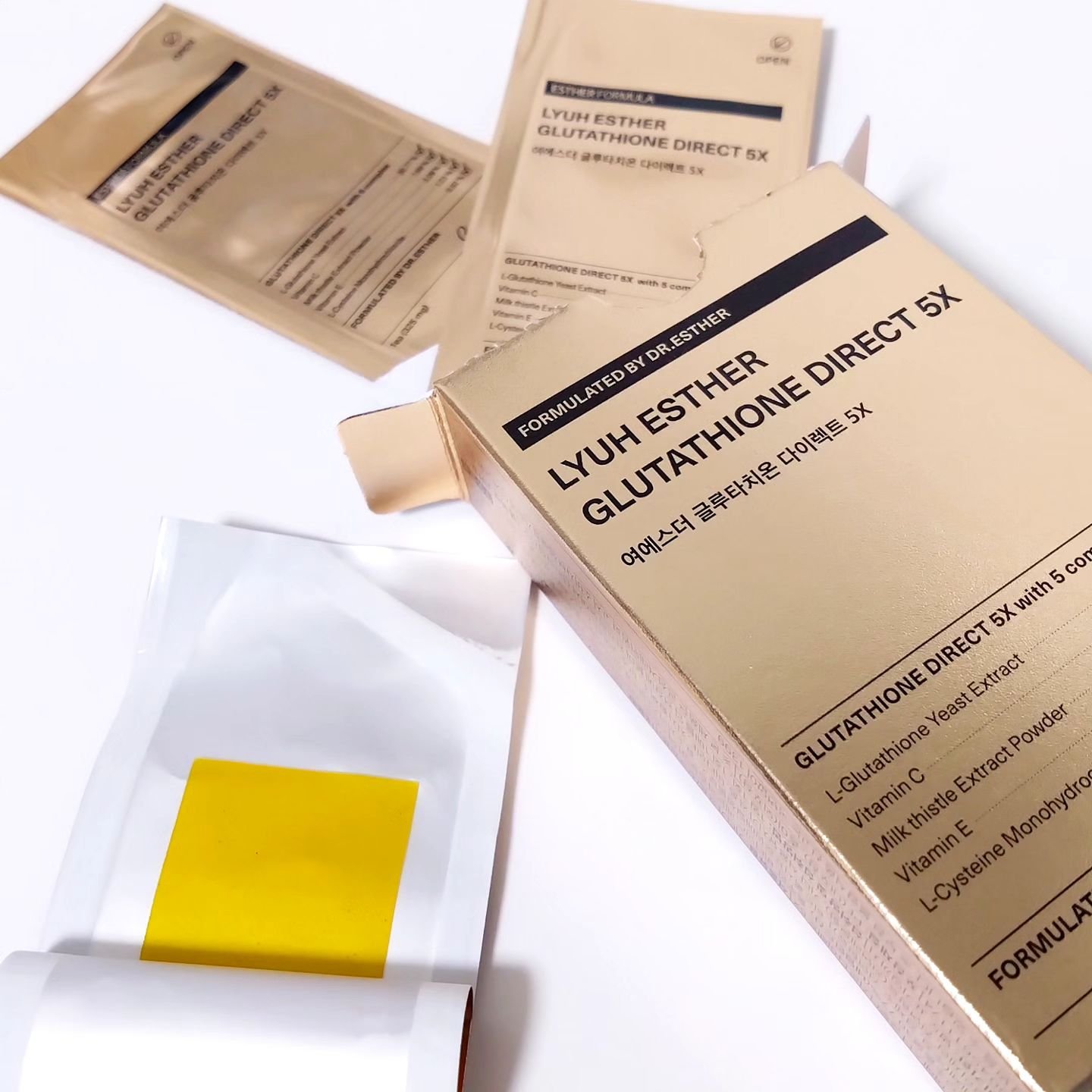 ヨエスターグルタチオンダイレクト５X/ESTHER FORMULA/美容サプリメントを使ったクチコミ（1枚目）