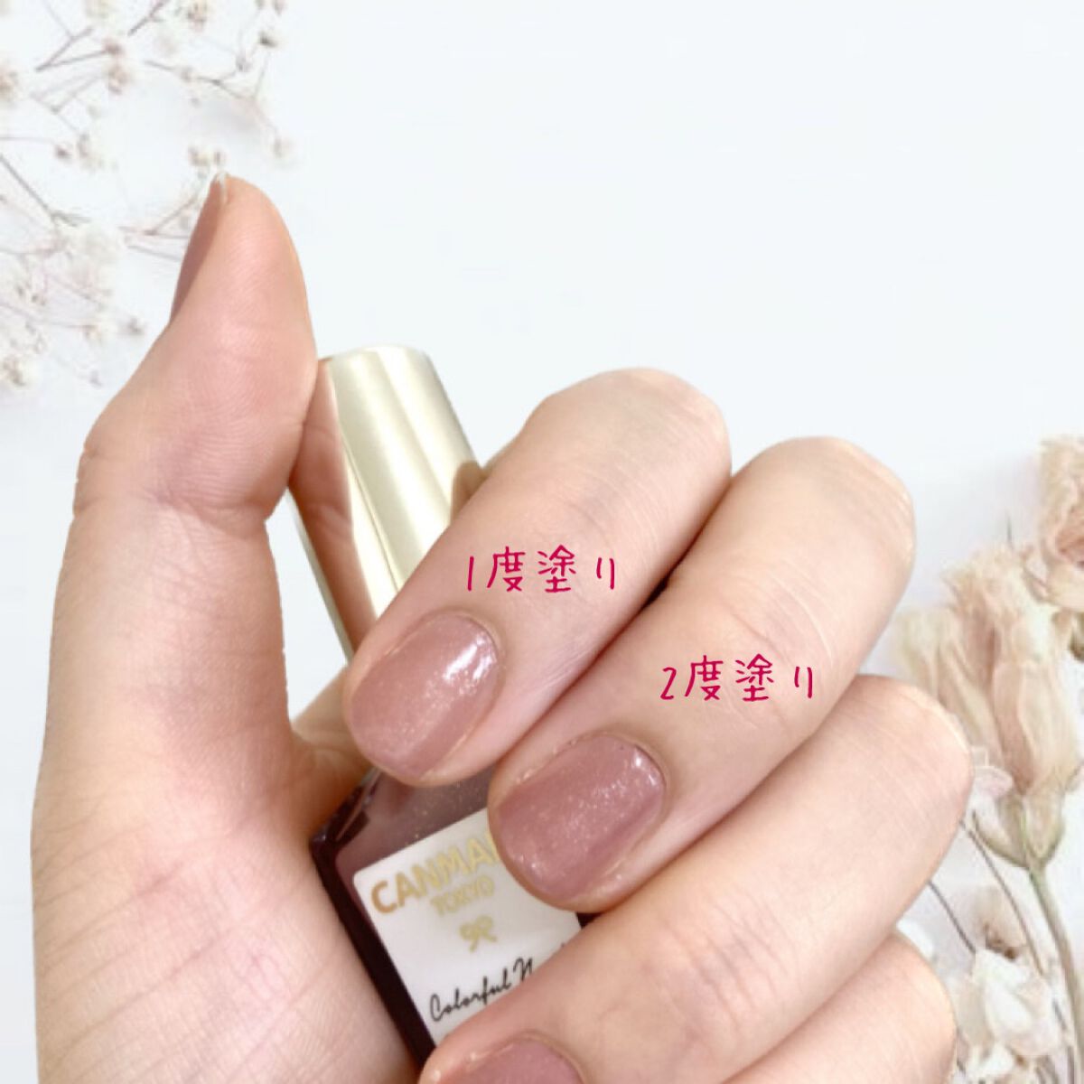 カラフルネイルズ/キャンメイク/マニキュアを使ったクチコミ(3枚目)