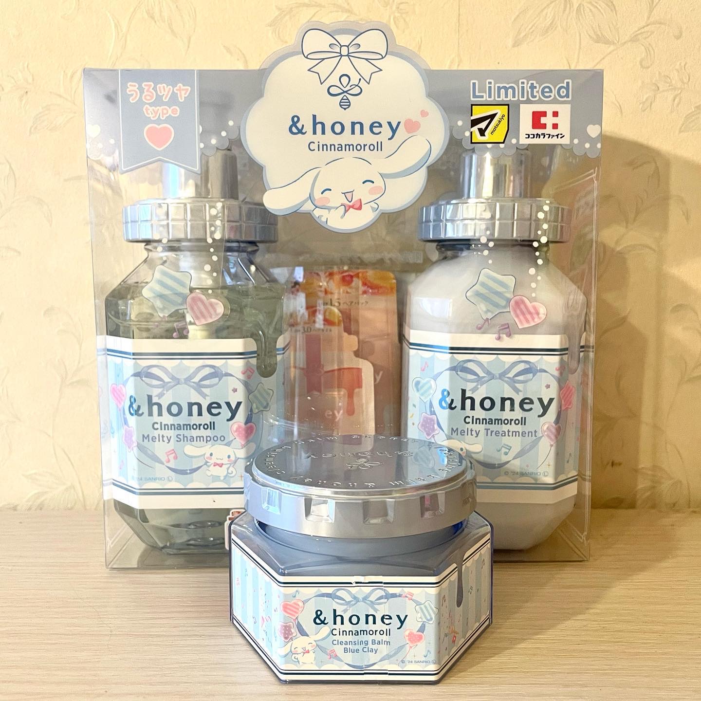 アンドハニー シナモロール メルティ  シャンプー&ヘアトリートメント限定ペアセット/&honey/市販シャンプーを使ったクチコミ（1枚目）