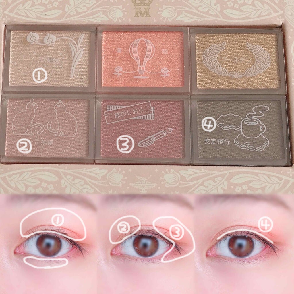 ナイストゥミーチュートランク/MAJOLICA MAJORCA/アイシャドウパレットを使ったクチコミ(2枚目)