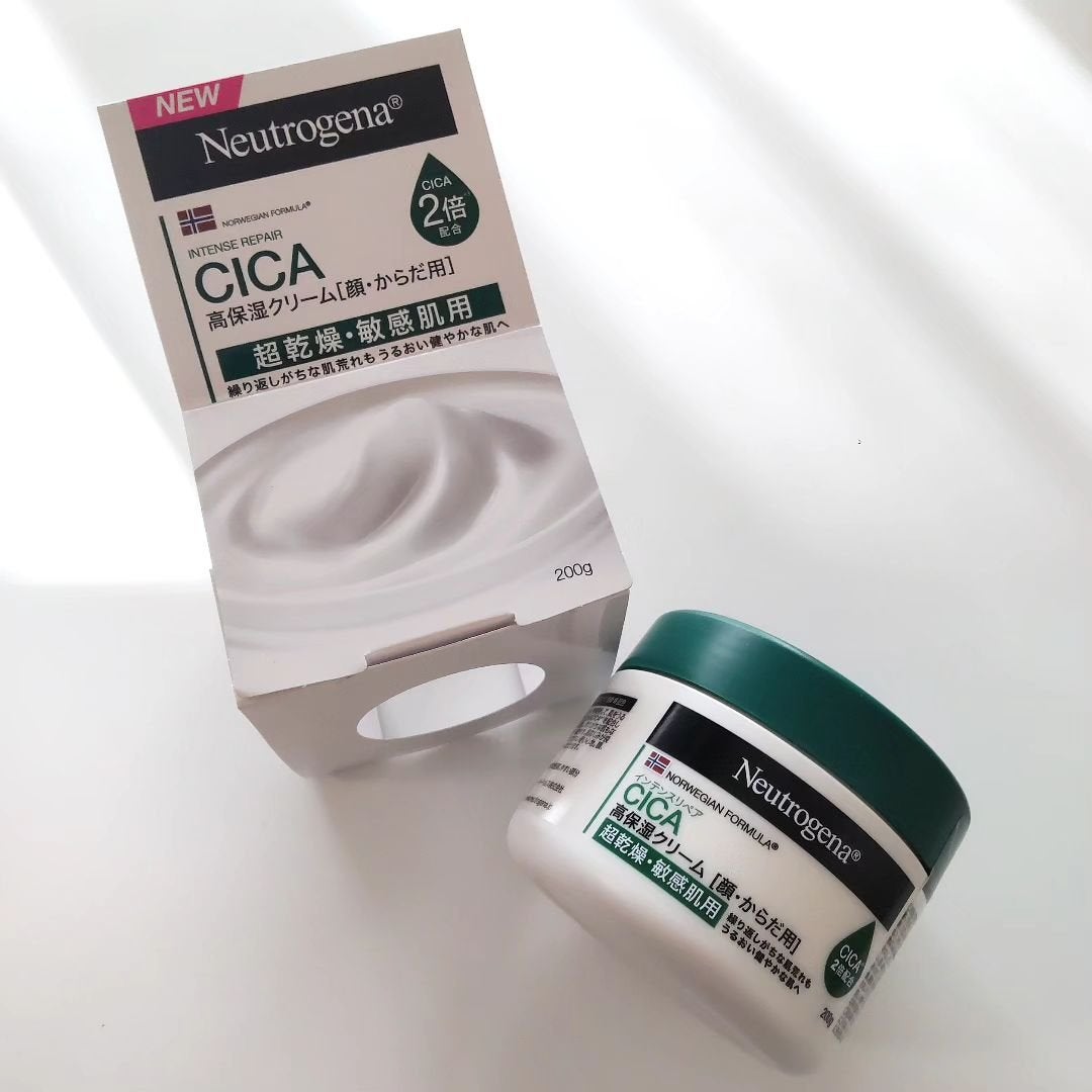 ニュートロジーナ®ノルウェー フォーミュラ インテンスリペア CICA 高保湿クリーム/Neutrogena/フェイスクリームを使ったクチコミ(2枚目)