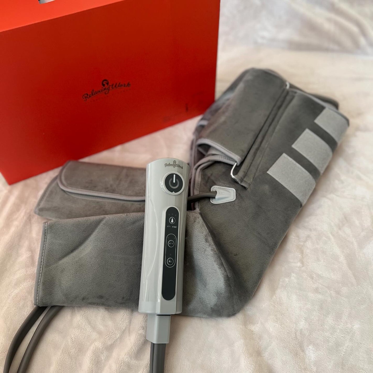 エアーフットマッサージャーNH8750/Relaxing Work/フットマッサージャーを使ったクチコミ(4枚目)