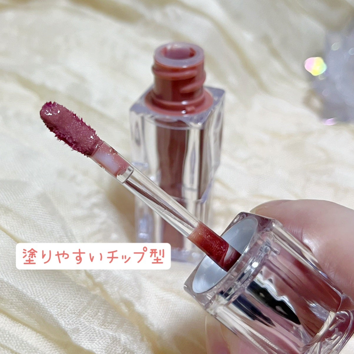 ウォーターリズムグロウティント/TIRTIR(ティルティル)/リップティントを使ったクチコミ(2枚目)