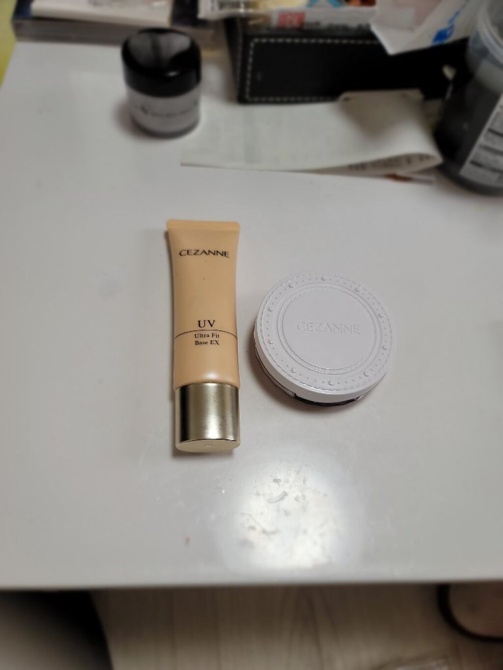 UVクリアフェイスパウダー/CEZANNE/プレストパウダーを使ったクチコミ（2枚目）