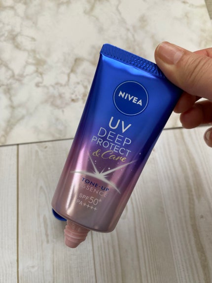 ニベアUV ディープ プロテクト&ケア トーンアップ エッセンス/ニベア/日焼け止めローションを使ったクチコミ(2枚目)