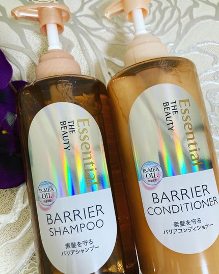 ザビューティ 髪のキメ美容素髪を守る バリアシャンプー/コンディショナー/エッセンシャル/シャンプー・コンディショナーを使ったクチコミ(1枚目)
