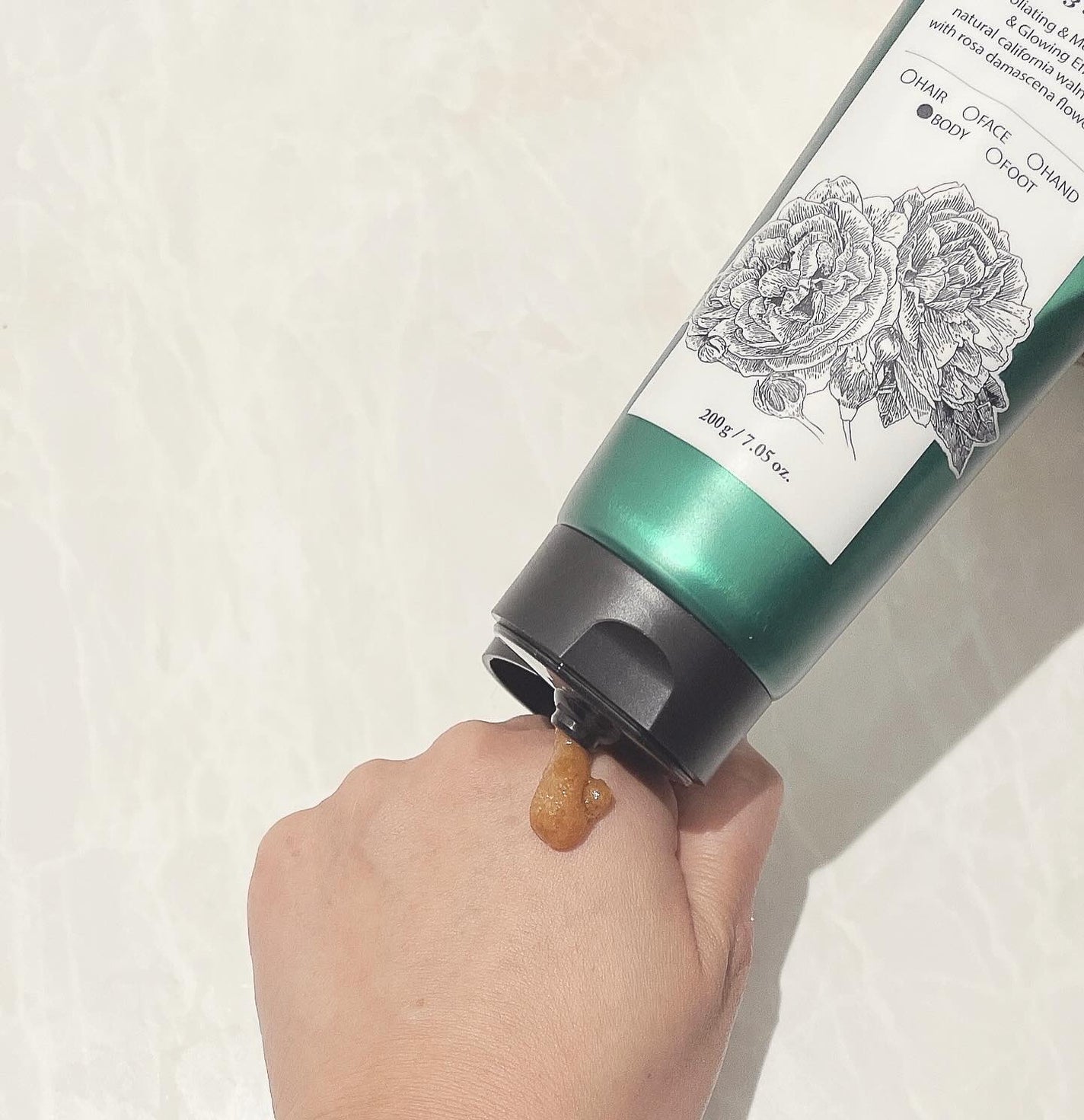 オリジナルボディスクラブ ホワイトムスク/plu/ボディスクラブを使ったクチコミ(6枚目)