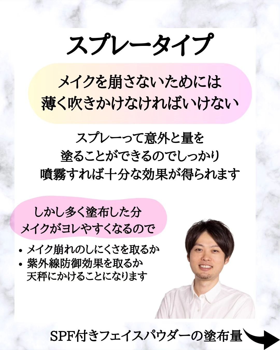 みついだいすけ on LIPS 「メイクの上から日焼け止めを塗り直す場合、もともと塗ってあったメ..」(7枚目)