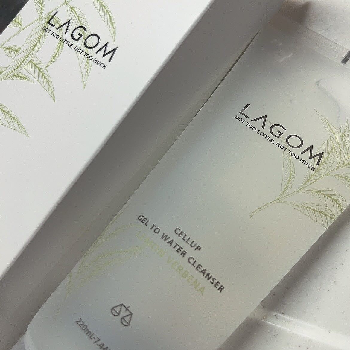 ラゴム ジェルトゥウォーター クレンザー(LV)(朝用洗顔)/LAGOM /その他洗顔料を使ったクチコミ（3枚目）