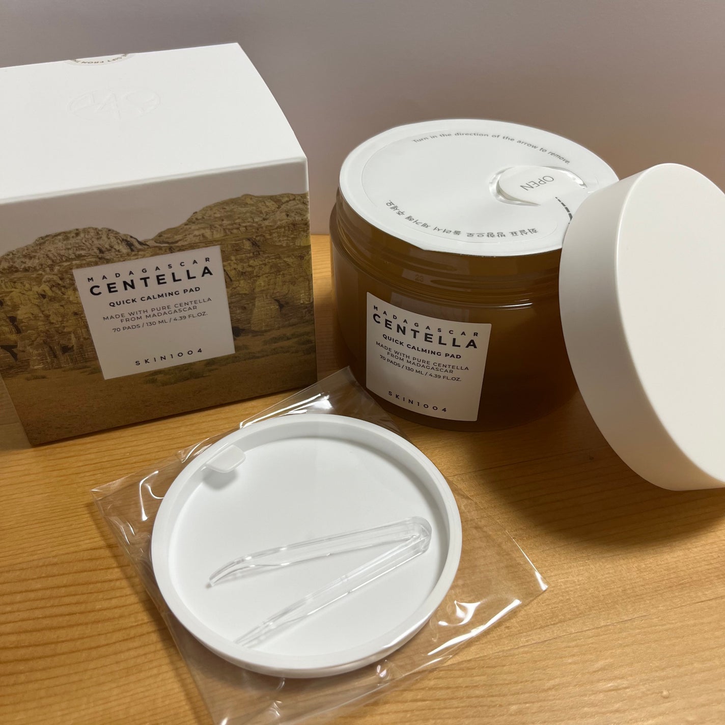 センテラ クイックカーミングパッド/SKIN1004/トナーパッドを使ったクチコミ(2枚目)