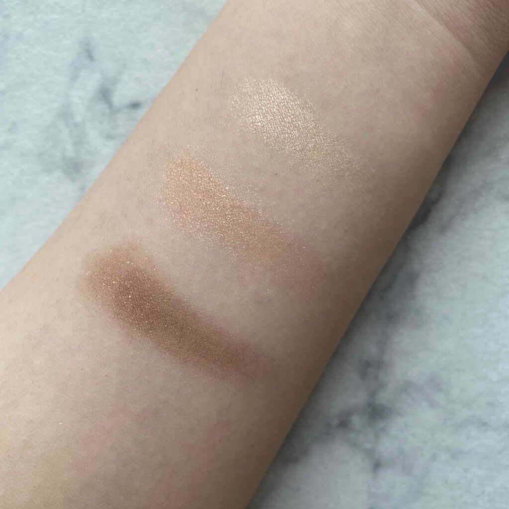 トーンアップアイシャドウ/CEZANNE/アイシャドウパレットを使ったクチコミ(2枚目)