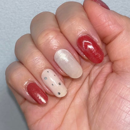 セミキュアジェルネイル(ハンド)/ohora/ネイルシールを使ったクチコミ(3枚目)