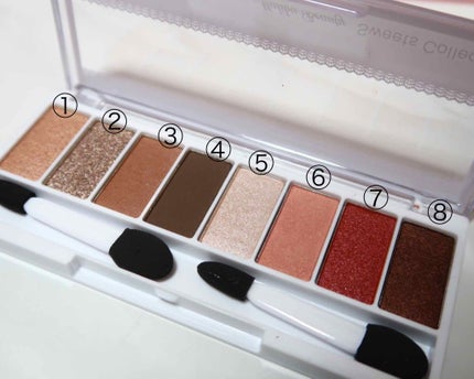 スイーツコレクション/マリブビューティー/アイシャドウパレットを使ったクチコミ(1枚目)