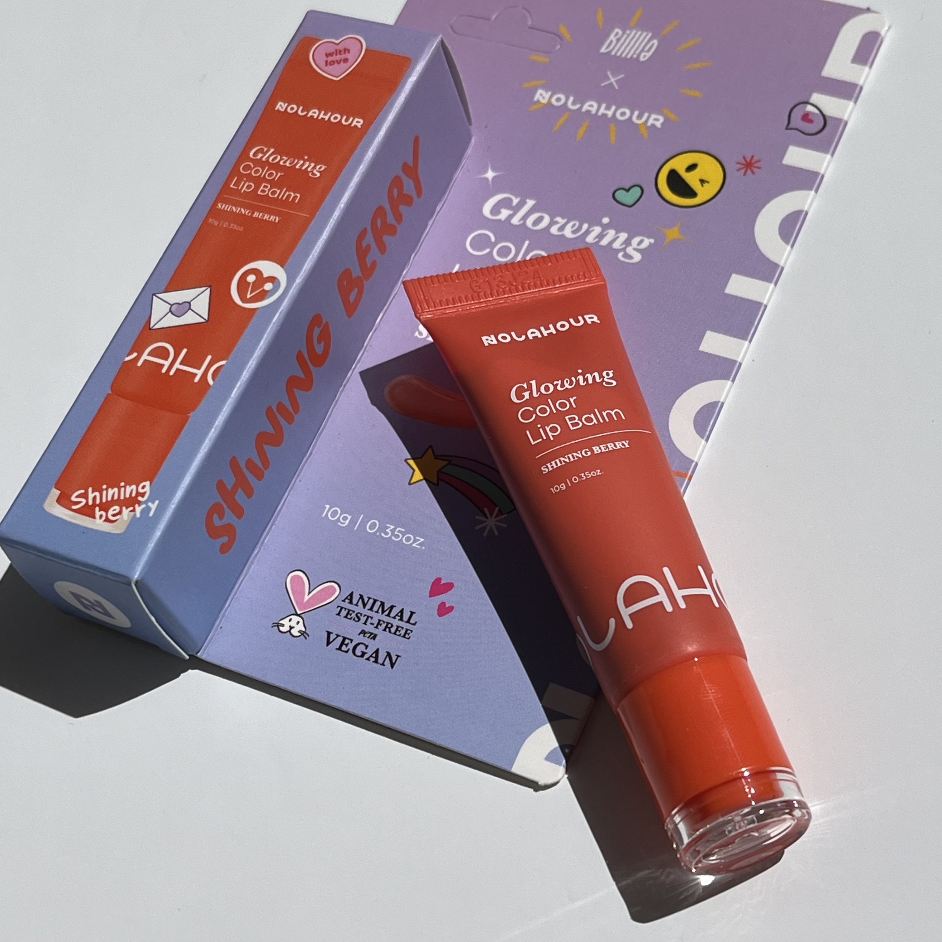 グロウイングカラーリップバーム/NOLAHOUR/口紅を使ったクチコミ（1枚目）