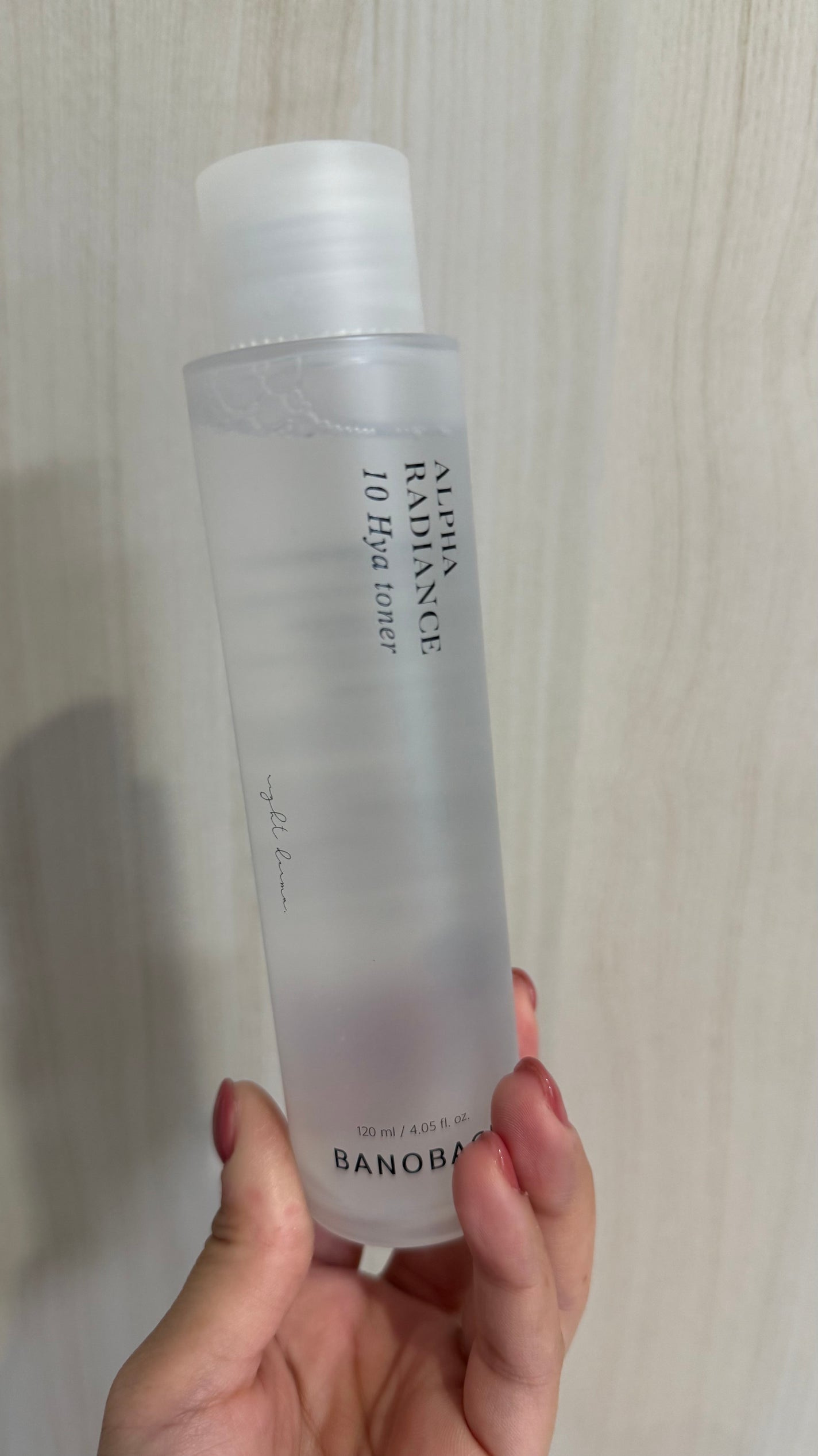 アルファラディアンス10ヒヤトナー/BANOBAGI/化粧水を使ったクチコミ(2枚目)