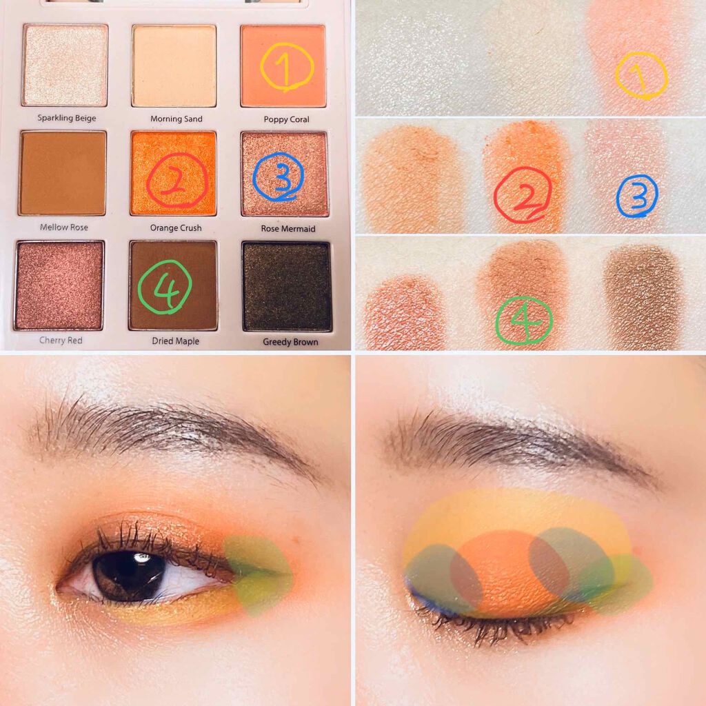 インクライティング シャドウパレット/PERIPERA/アイシャドウパレットを使ったクチコミ(3枚目)