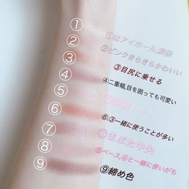 UR GLAM　BLOOMING EYE COLOR PALETTE/U R GLAM/パウダーアイシャドウを使ったクチコミ（3枚目）