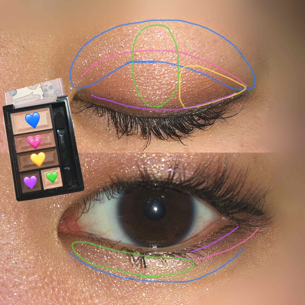 ショコラスウィート アイズ/リンメル ロンドン/アイシャドウパレットを使ったクチコミ（2枚目）