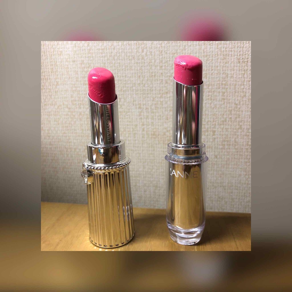 ラスティンググロスリップ/CEZANNE/口紅を使ったクチコミ（2枚目）