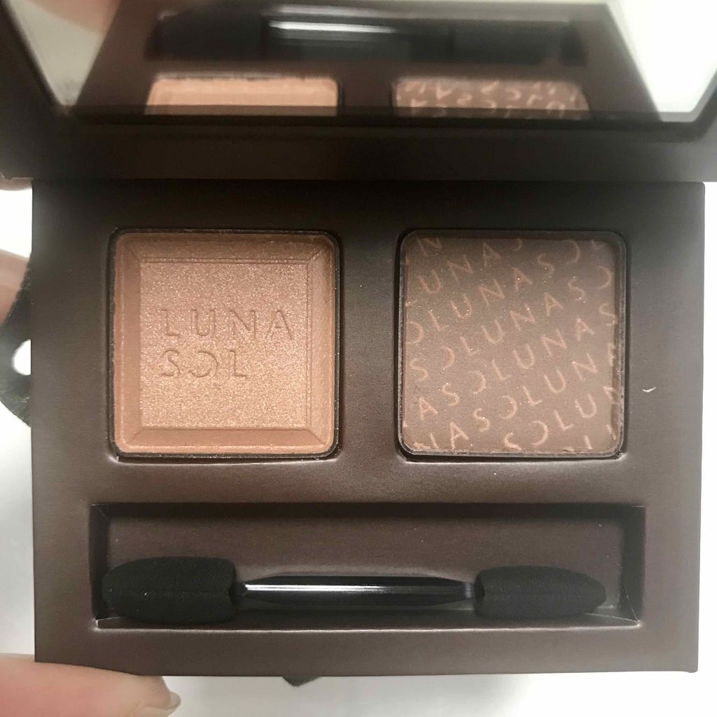 デュオ・ドゥ・ショコラアイズ/LUNASOL/アイシャドウパレットを使ったクチコミ（2枚目）