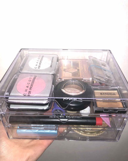 3段式クリアーケース/DAISO/その他化粧小物を使ったクチコミ(2枚目)