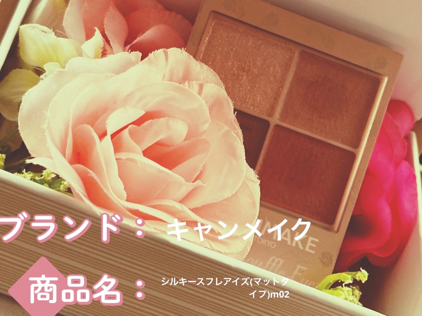 シルキースフレアイズ(マットタイプ)/キャンメイク/アイシャドウパレットを使ったクチコミ(1枚目)